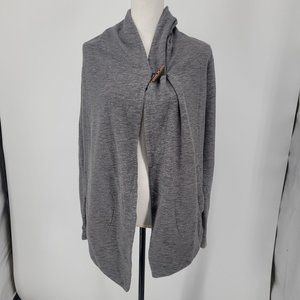 The North Face Fallsgrove Wrap Cardigan Gray Long Sleeve Women's Small